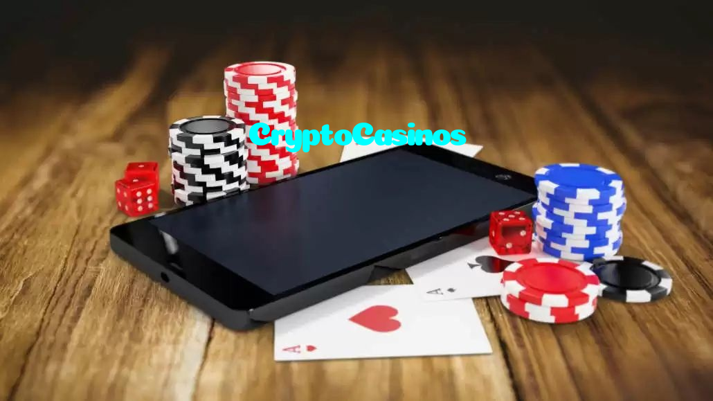 CryptoCasinos casino presented on mobile device in Pakistan with slots and live games